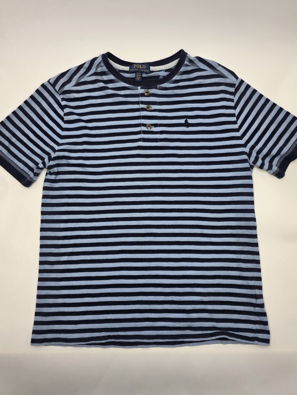 Polo Ralph Lauren boys' striped henley shirt size XL